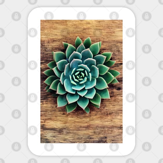Succulent plant Sticker by Visualityofai